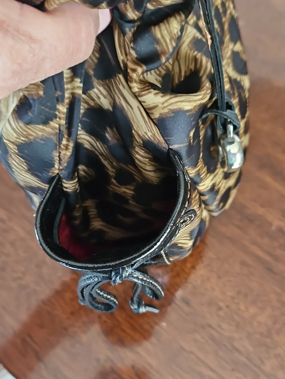 Brighton Leopard Print Hobo Bag